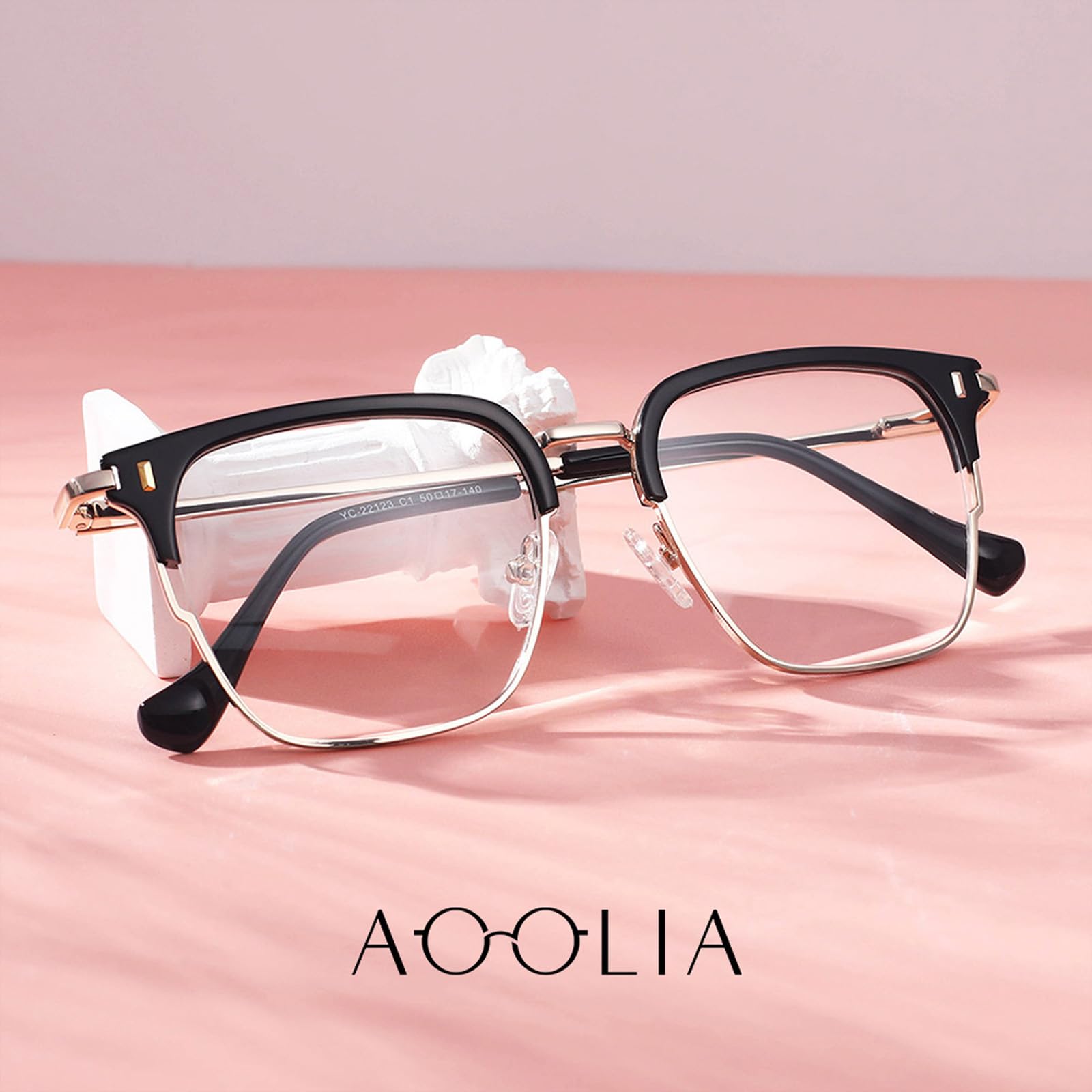Blue Light Blocking Half Rim Reading Glasses