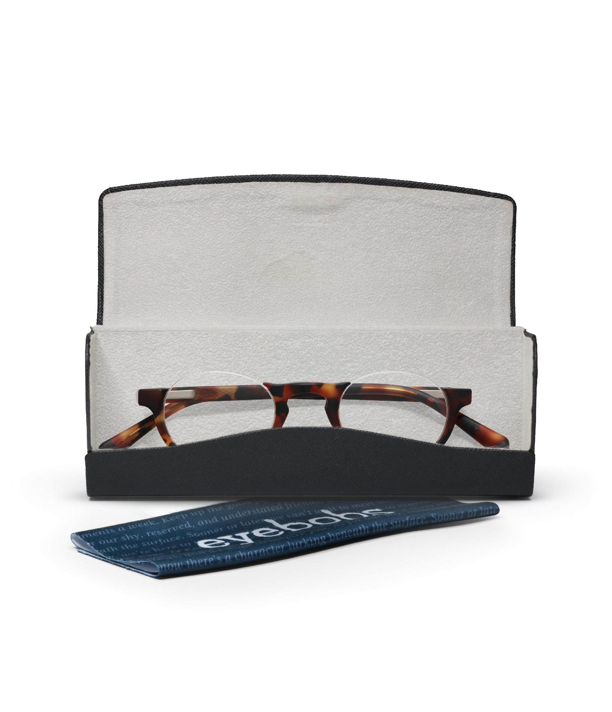 eyebobs - Vice Chair | Premium Reading Glasses for Men and Women | Half Rim Frame