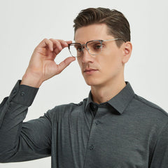 Blue Light Blocking Half Rim Reading Glasses