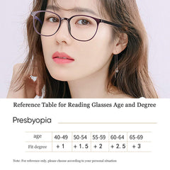 Blue Light Blocking Adjustable Reading Glasses