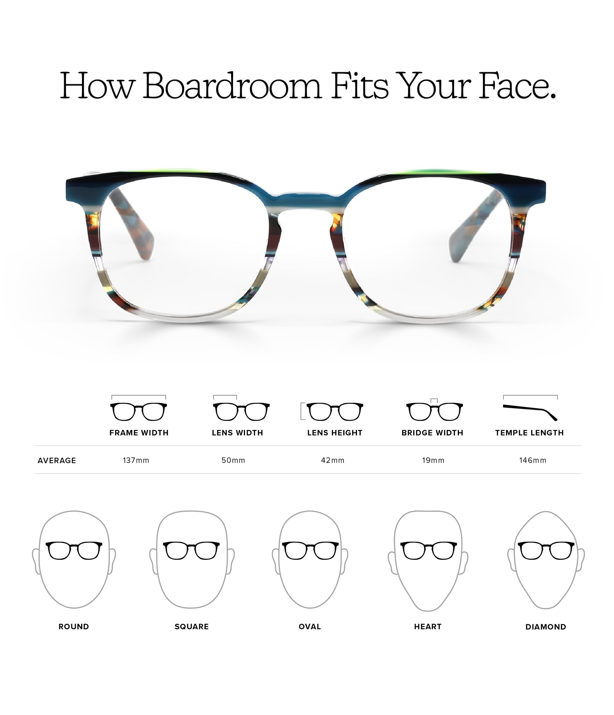 Premium Square Frame Reading Glasses