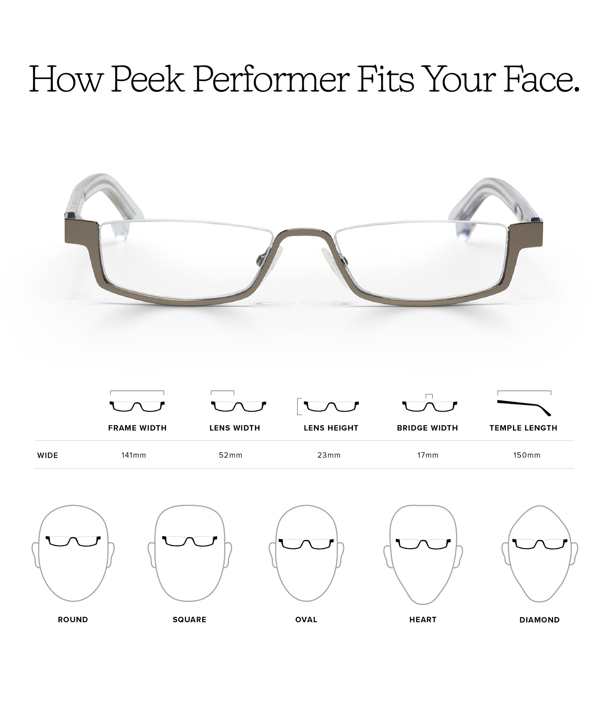 Premium Half Rim Reading Glasses