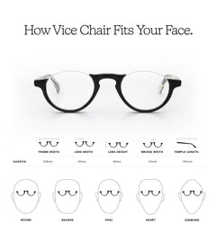 eyebobs - Vice Chair | Premium Reading Glasses for Men and Women | Half Rim Frame