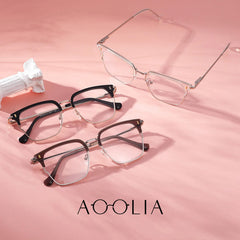 Blue Light Blocking Half Rim Reading Glasses