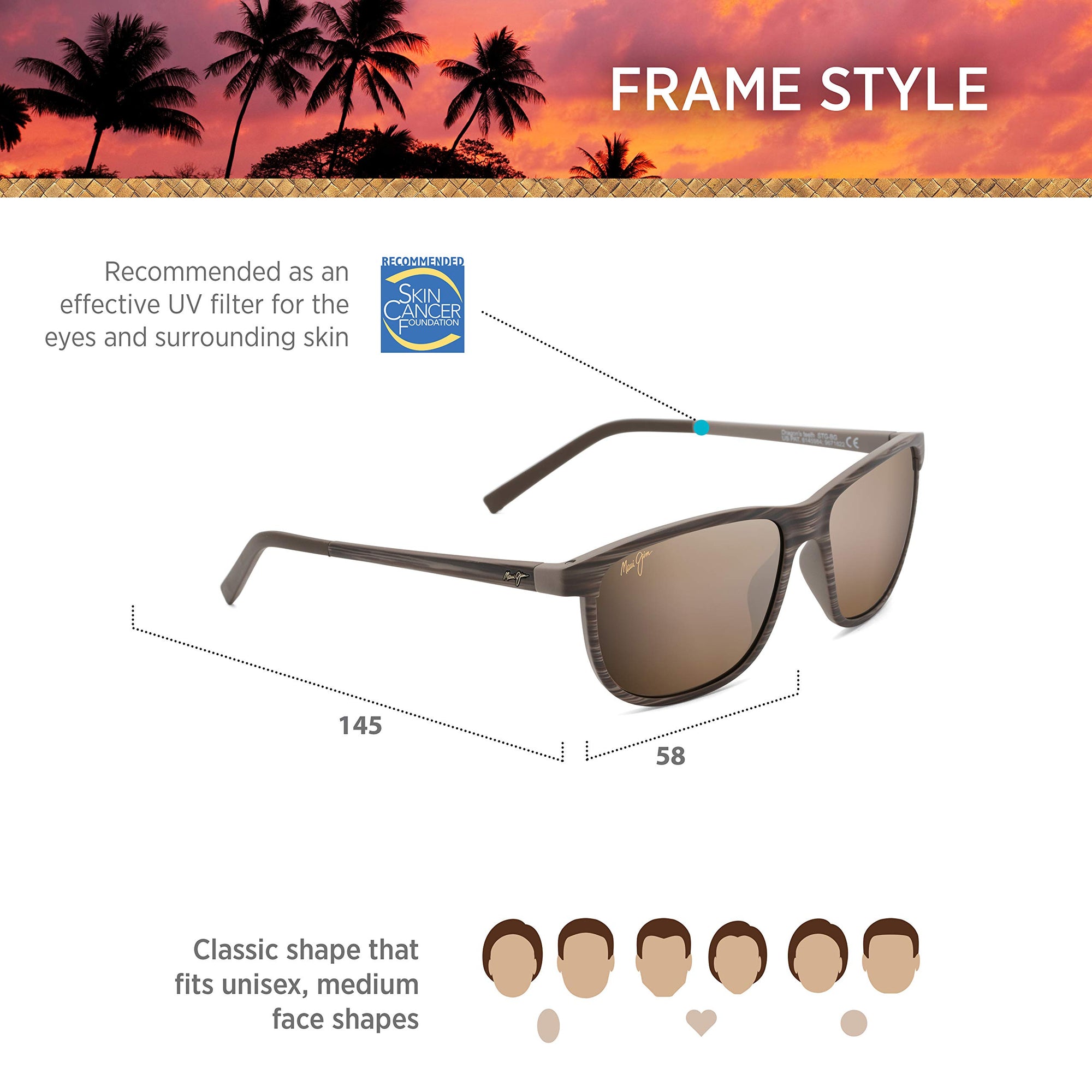Maui Jim Men's and Women's Lele Kawa Polarized Classic Sunglasses