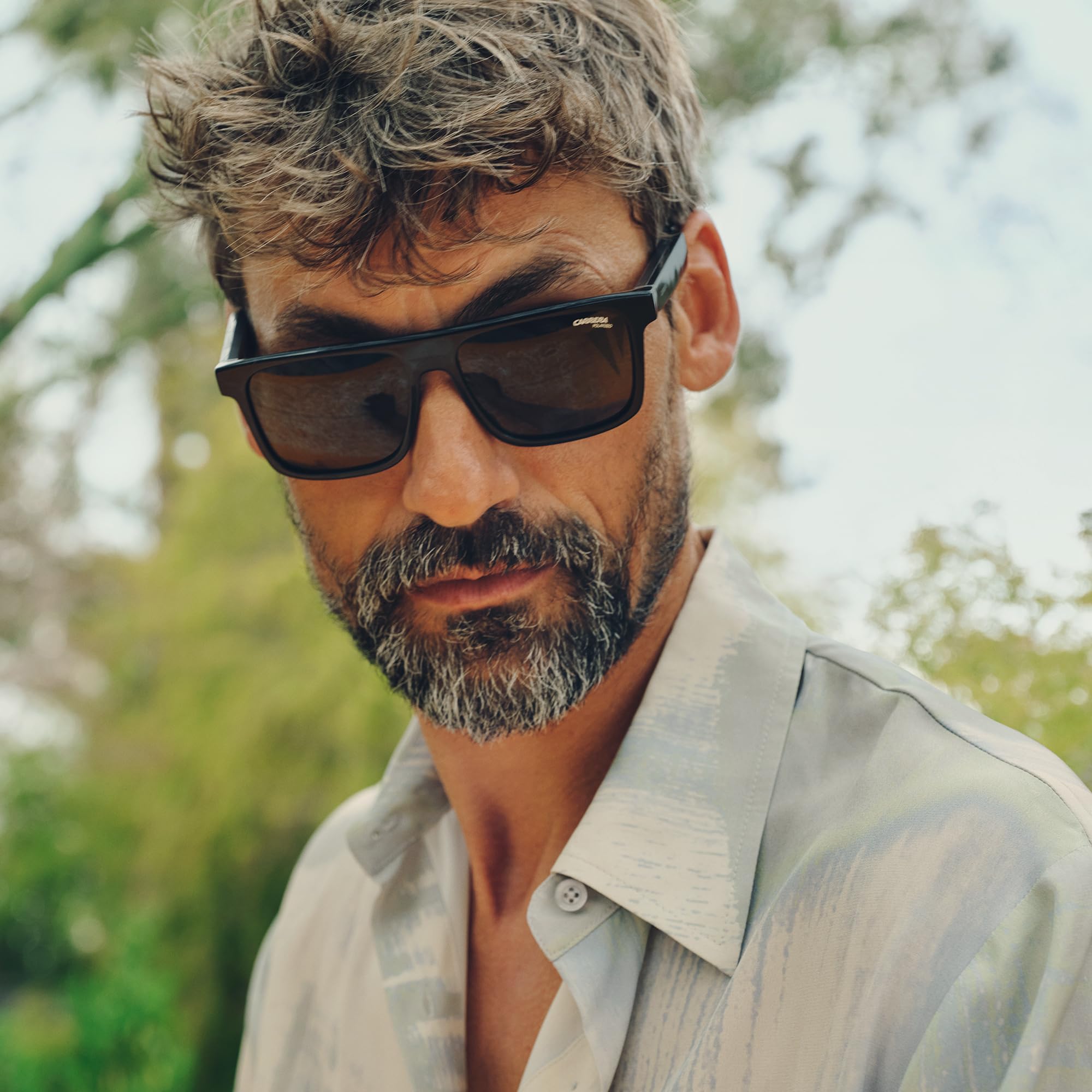 Smart Audio Square Sunglasses with Polarized Lenses