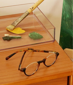eyebobs - Vice Chair | Premium Reading Glasses for Men and Women | Half Rim Frame