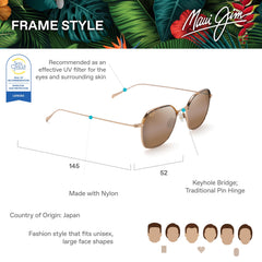Maui Jim Polarized Men's and Women's Moon Doggy Fashion Sunglasses
