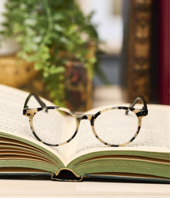 eyebobs - Case Closed | Premium Reading Glasses for Men and Women | Round Frame