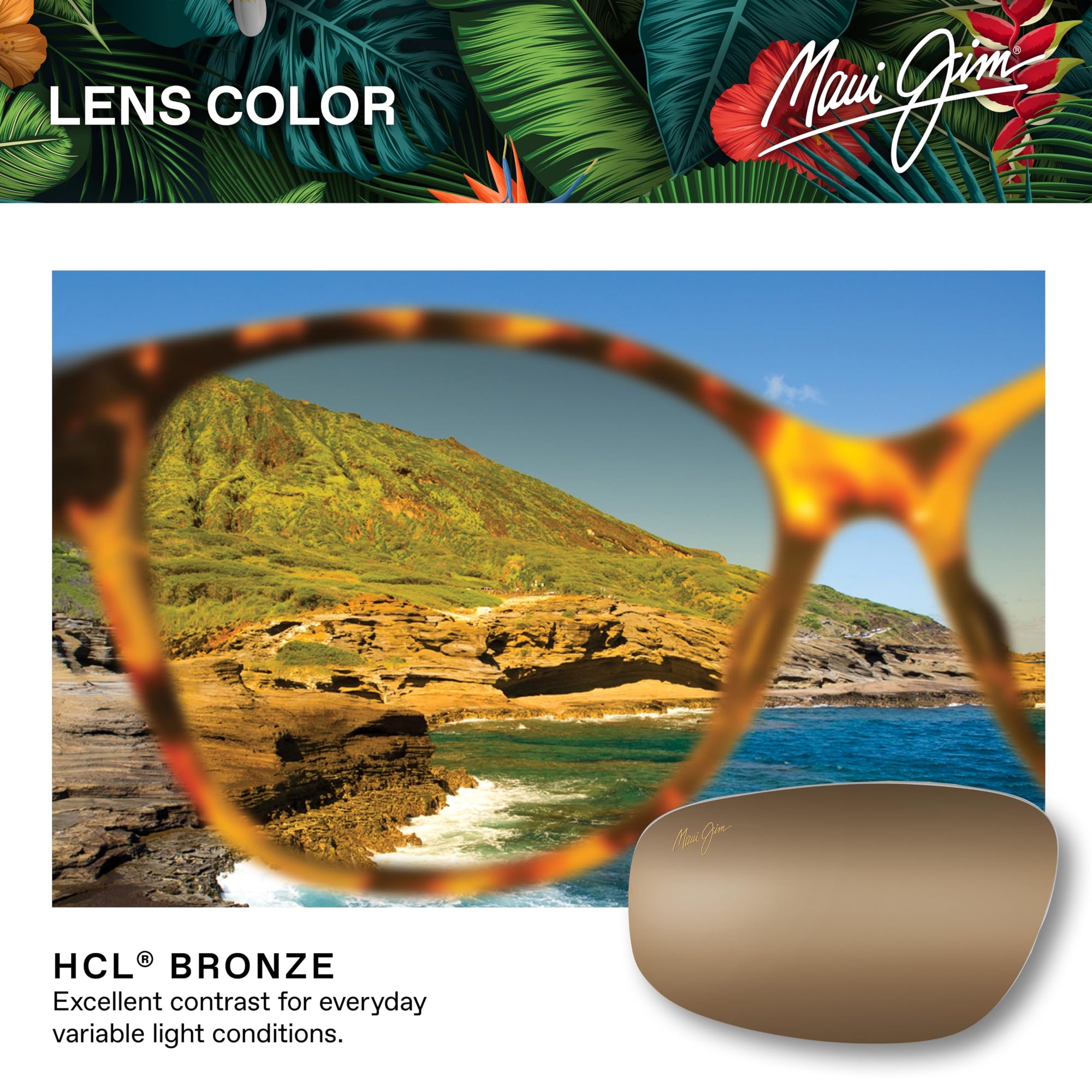 Maui Jim Polarized Men's and Women's Moon Doggy Fashion Sunglasses