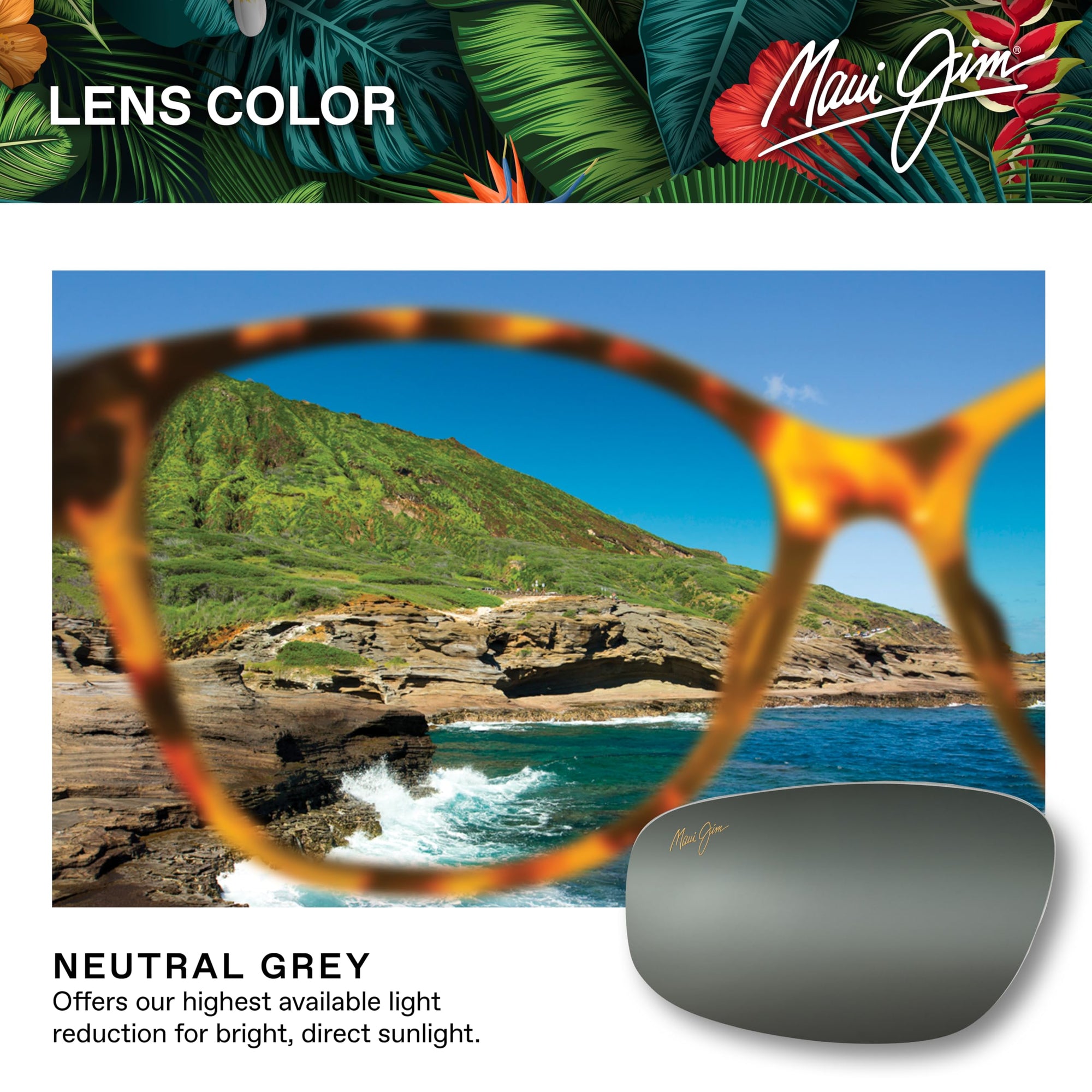 Maui Jim Polarized Men's Kupaa Square Sunglasses