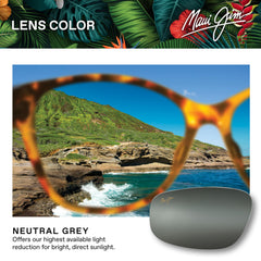 Maui Jim Polarized Men's and Women's Twin Falls Wrap Reading Sunglasses