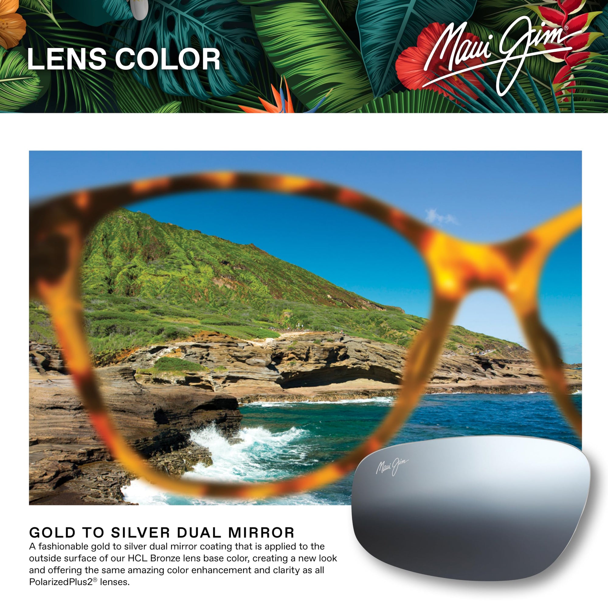Maui Jim mens Onipaa Af Square Sunglasses